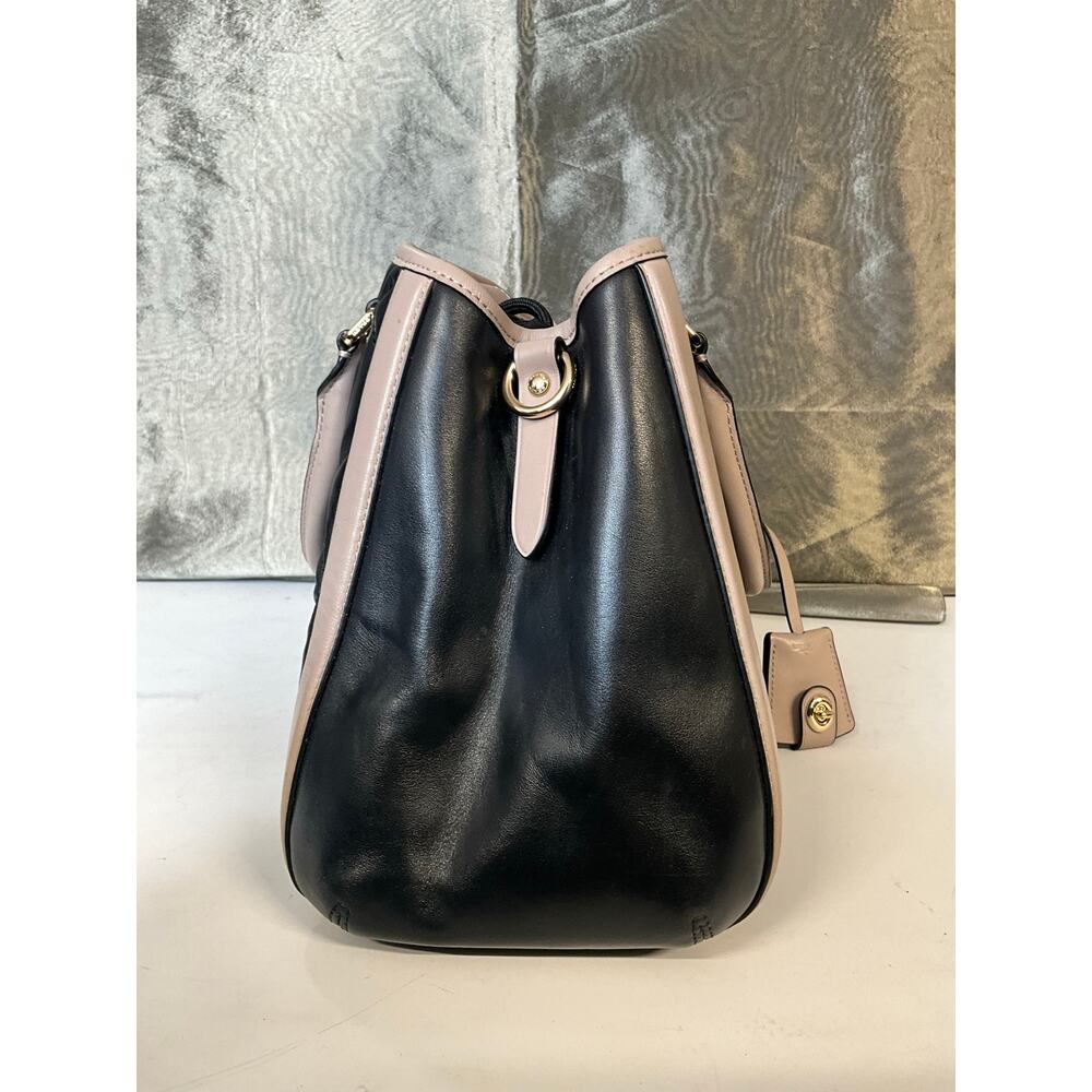 COACH SMALL MARGOT CARRYALL IN QUILTED COLORBLOCK LEATHER - Picture 5 of 11